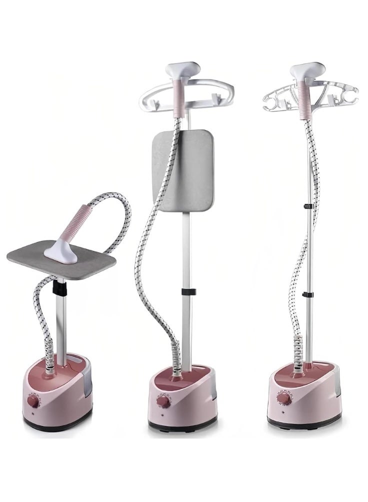 2000W Vertical Clothes Garment Steamer, Height Adjustable Steamer Built-in Ironing Board, 40 Second Heating Household ＆ Commercial Steam Irons - Image 1